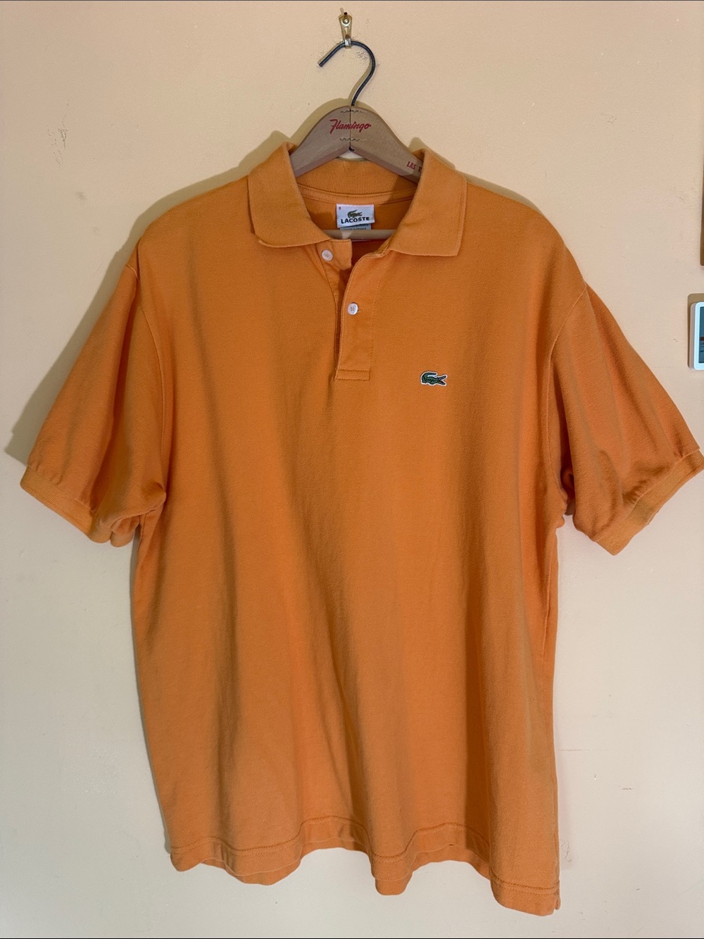 🔥 Classic Lacoste Piqué Polo Shirt – Vibrant Orange XXL/XXXL - Picture 1 of 12